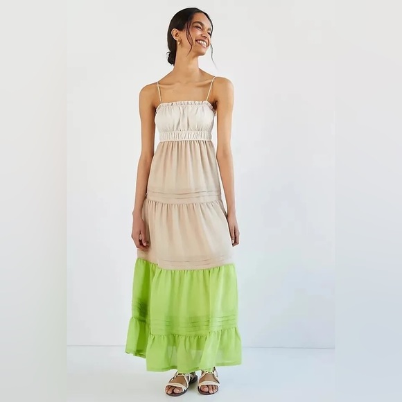 Anthropologie Dresses & Skirts - Anthropologie Smocked Tiered Maxi Dress